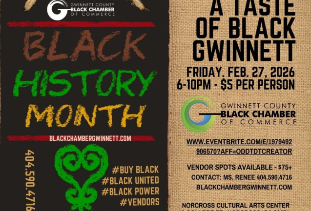 a taste of black gwinnett flyer