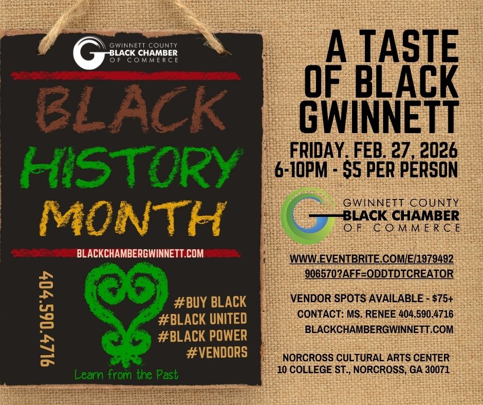 a taste of black gwinnett flyer