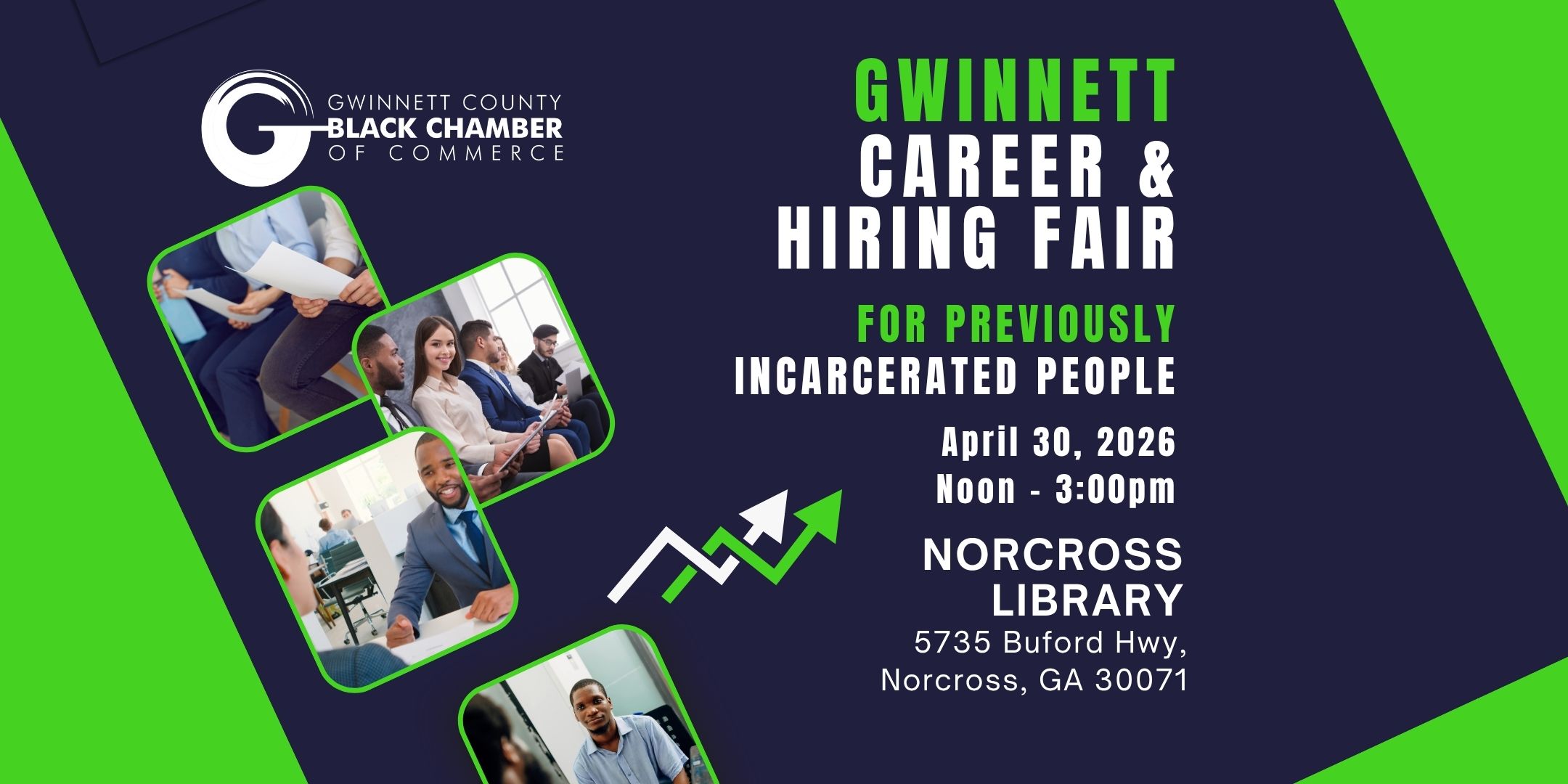 gwinnett second chance career fair flyer