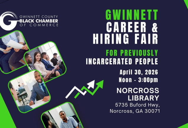 gwinnett second chance career fair flyer