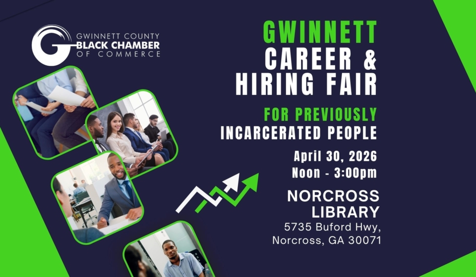 gwinnett second chance career fair flyer