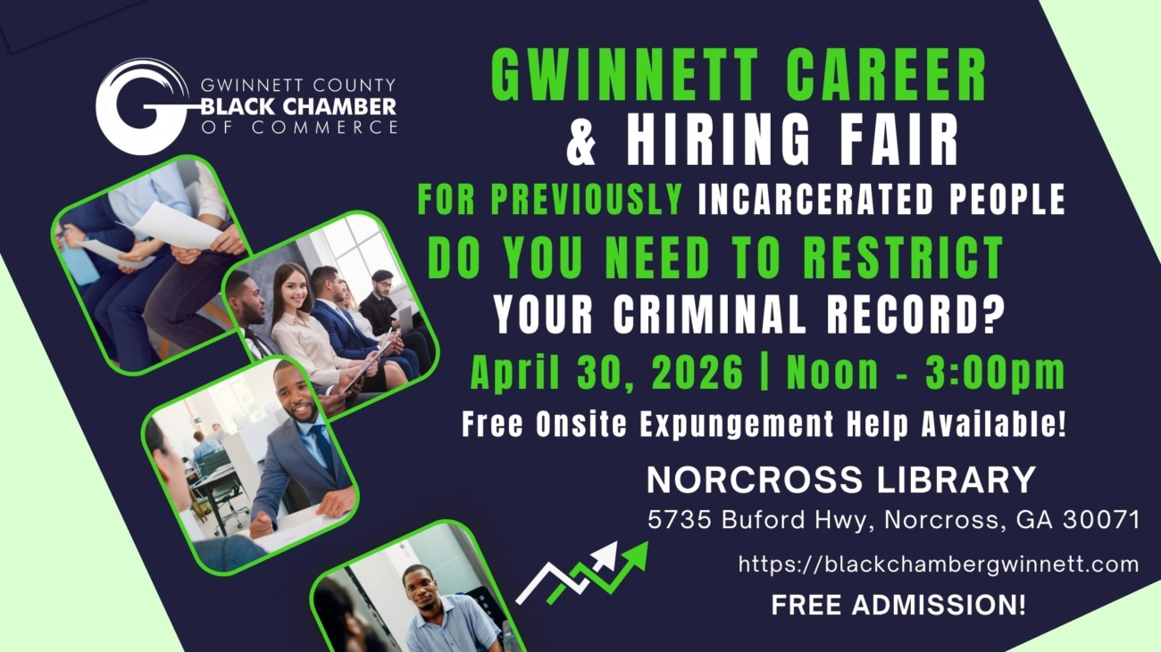Gwinnett Record Restriction Event flyer