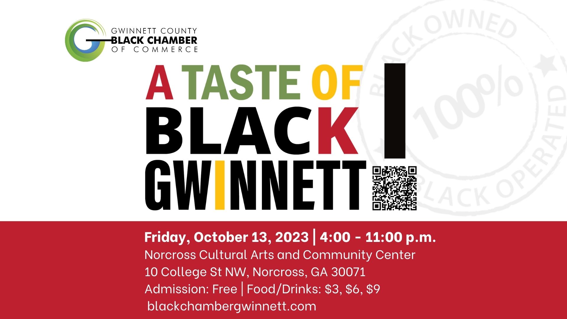 “A Taste of Black Gwinnett” – October 2023
