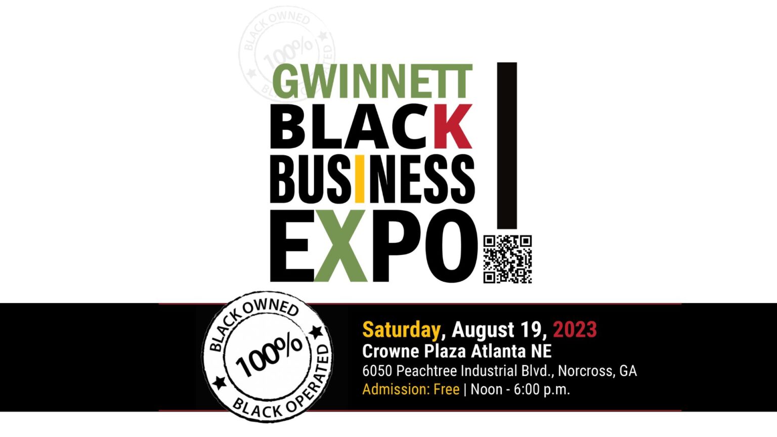 Black Business Expo Saturday, August 17, 2024
